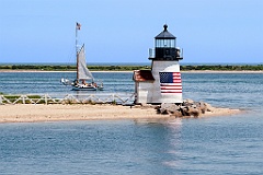 Brant Point Lighthouse on Nantucket Island